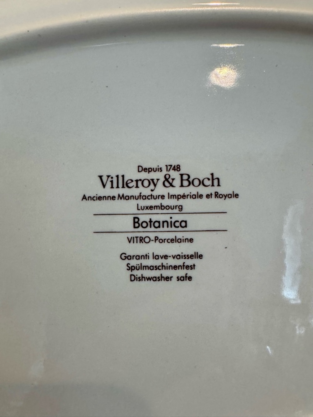 Villeroy And Boch Botanical 10” Porcelain Serving Dish - Picture 6 of 8